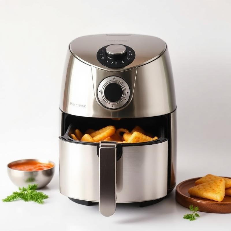 Atlas Digital Air Fryer 5L Stainless Steel